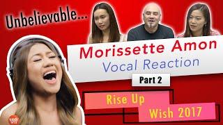Morissette Amon Reaction Part 2 Rise Up - Vocal Coach Reacts