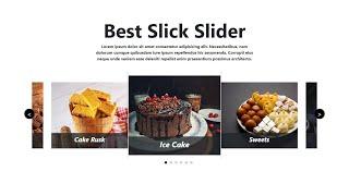 Create A Responsive Slick Slider Using Html Css & JQuery | Source Code 