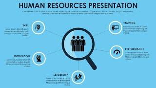 PowerPoint tutorial No. 331: Human Resources (HR) slide design presentation in PowerPoint