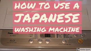 How to use a Japanese washing machine