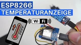 ESP8266 als Webserver, Temperaturanzeige mit einem DHT11