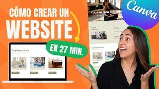 Como hacer Sitios WEB Gratis en Canva  [2022] - Fácil!