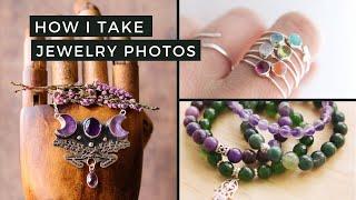 JEWELRY PHOTOGRAPHY at home. How to take jewelry photos for Instagram and Etsy!