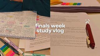 a-typical final exam week study vlog