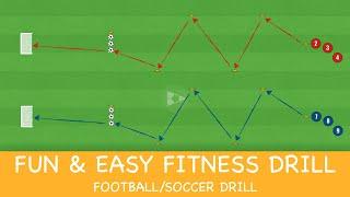 Fun & Easy Fitness Drill for Pre-Season | Football/Soccer