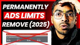 Google Admob Ads Limit Remove Permanently For Beginners! (2025)