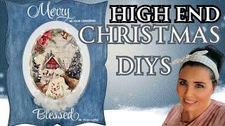 High end INSPIRING Christmas diy decor that YOU can recreate today!