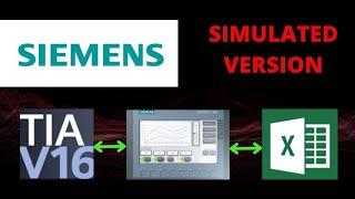 HOW TO LINK TIA PORTAL WITH EXCEL | PLC TO EXCEL COMMUNICATION | TIA PORTAL TO EXCEL COMMUNICATION