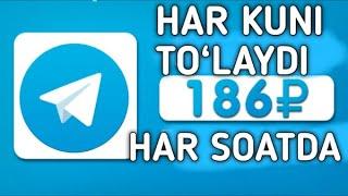 Telegramda pul ishlash // Telegram bot orqali pul ishlash haqida video