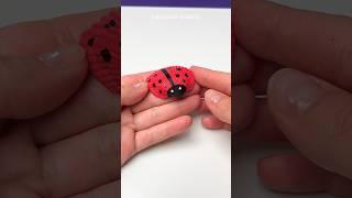 Ladybug Creative Art Make it with your kids! #shorts #forkids #fun