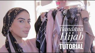 Bandana Hijab Tutorial | 4 Square Silk Hijab styles!