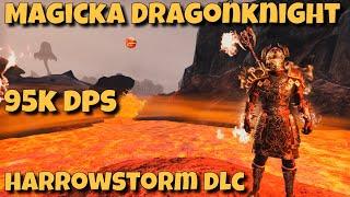 ESO - Magicka Dragonknight - PvE Guide - 95k DPS - Greymoor Update in Description!