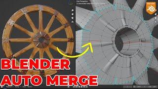 Auto merge Feature for Blender 3.0 || Blender Modeling Tips || Deepak Graphics