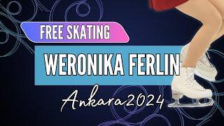 Weronika FERLIN (POL) | Junior Women Free Skating | Ankara 2024