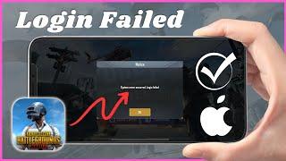 How to Fix PUBG Mobile Failed to Login Please Try Again on iPhone | Login Failed Error PUBG Mobile