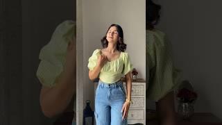 Cute and trendy tops/shirt haul ️Swati Rathi #viral #youtubeshorts #shorts #croptop