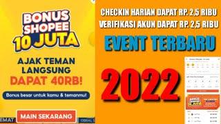 Event shopee terbaru 2022 | ada bonus Rp. 10 juta