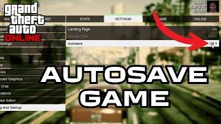 How to Autosave Game in GTA 5 2024 | GTA V Tutorial