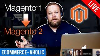 Upgrading from Magento 1 to Magento 2 with Aaron Sheehan and Gentian Shero.