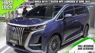 Denza D9 EV 7 Seater MPV Launched At Bangkok Motor Show 2023 - Full Interior & Exterior