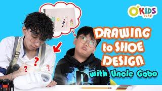 [Art Series] OKids Drawing to Shoe Design with Uncle Gabo | Okid Pocholo