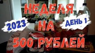 НЕДЕЛЯ НА 500 РУБЛЕЙ / РОССИЯ 2023 / ДЕНЬ 1