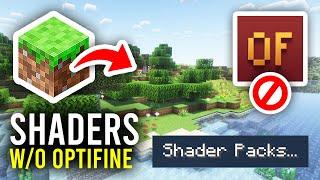 How To Get Shaders Without OptiFine - Full Guide