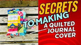 Rag Quilted  Journal Cover! Easy & beginner friendly #howto #craft