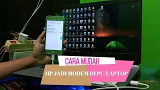 Cara Seting HP Menjadi Modem Untuk Internet Di Leptop/Pc