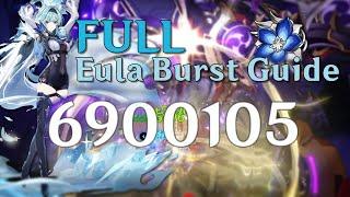 How I made my Eula hit 6.9+ Million Damage! - A UPDATED FULL Eula Burst/Nuke Guide | Genshin Impact