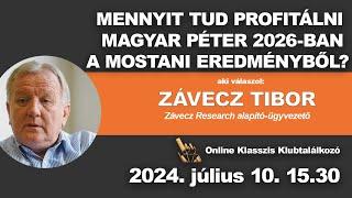 Závecz Tibor: Magyar Péter világosan látja, hogyan lehet a 2026-os választást megnyerni