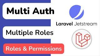 Laravel Jetstream Multi Auth | Roles and Permissions In Laravel Jetstream [HINDI]