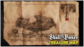 Where to Find the Open Seas (Old) Treasure - Skull and Bones Tips (Treasure Map Location)