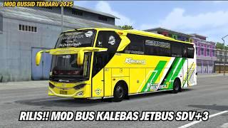 RILIS!! MOD BUS KALEBAS JETBUS SDV+3 BY ASXFM || MOD BUSSID TERBARU 2025