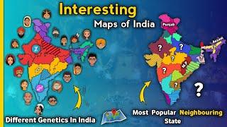 Interesting Maps of India that You Should Definitely Watch | Statistical Datas of India | India Maps