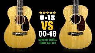 0-18 vs 00-18 - Small Body Martin Comparison