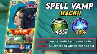 UNDERRATED ALICE BECOME SPELL VAMP GOD IN THIS META | MLBB
