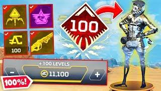 APEX LEGENDS SEASON 1 100% UNLOCKED BATTLE PASS! (Funny & Epic Moments #19)