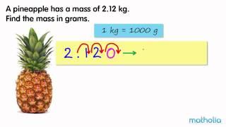 Converting Kilograms to Grams