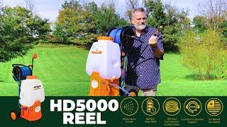 PetraTools HD5000 Reel Starter Guide | Best Battery Operated Garden Sprayer on Wheels [2021]