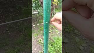 Really practical tips and tricks! How to securely fasten a wire to a metal pole #shorts #diy #tips