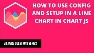 How to use config and setup in a line chart in Chart JS