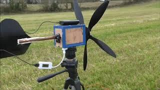DIY portable USB  wind turbine using stepper motor NEMA 17