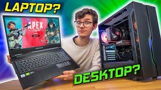 Gaming Laptop vs Desktop Gaming PC! - What's Better in 2022?!   | AD