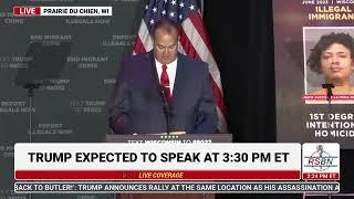 FULL SPEECH: Police Chief Kyle Teynor Speaks at Trump Event in Prairie du Chien, WI - 9/28/24