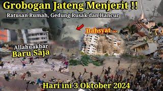 VIDEO FULL:DETIK² PUTING BELIUNG  PORAK PORANDA GROBOGAN JATENG HARI INI 3-10-2024 ,SEMUA AMBRUK