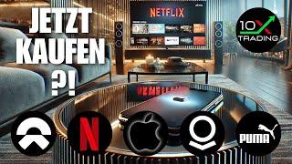  JETZT KAUFEN ⁉️ Apple - Puma - Palantir - Nio - Netflix - Aktien Analyse Prognose Kursziele