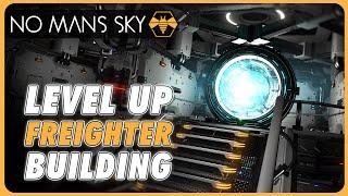 No Mans Sky - Freighter Glitch Building Techniques - Raised Floors & Merged Stairs