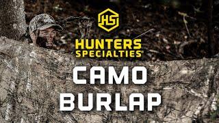 Hunters Specialties Camo Burlap Video