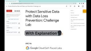 Protect Sensitive Data with Data Loss Prevention: Challenge Lab || #qwiklabs || #ARC116 @quick_lab
